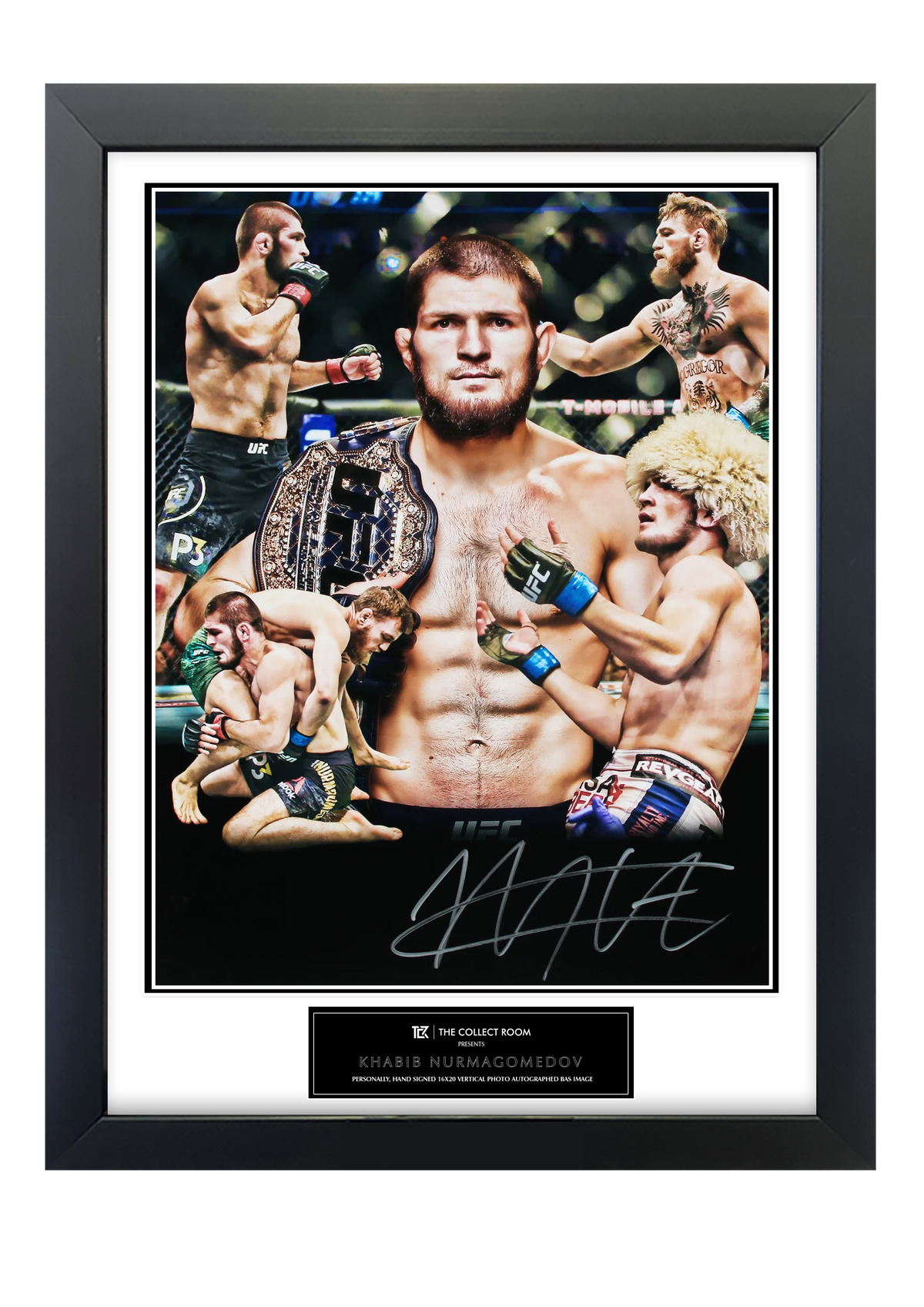 Khabib Nurmagomedov UFC Authentic Signed 16x20 Vertical Photo Autographed