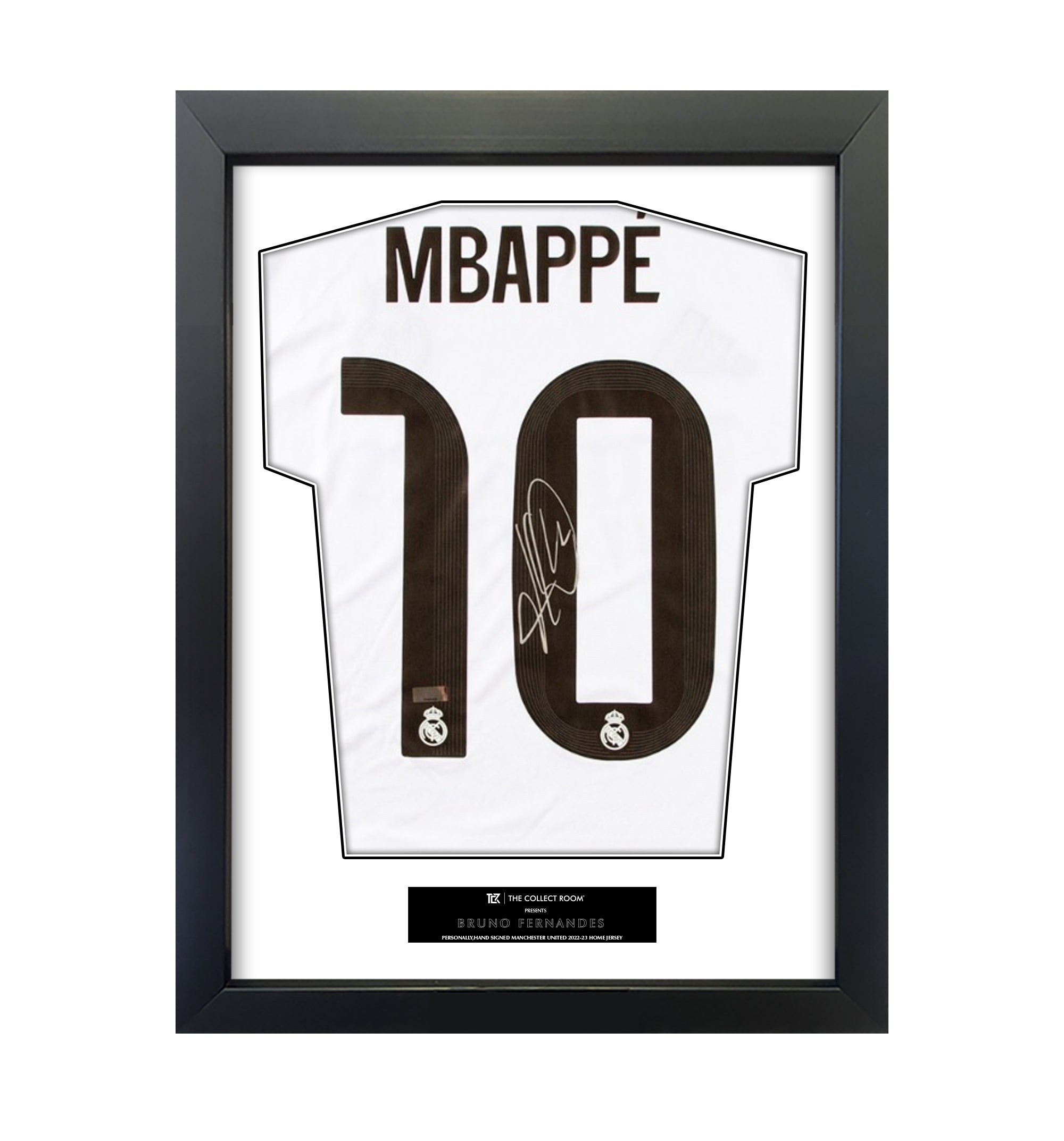Kylian Mbappé Autographed 2025‑26 Real Madrid White Replica Home Jersey – Open Edition