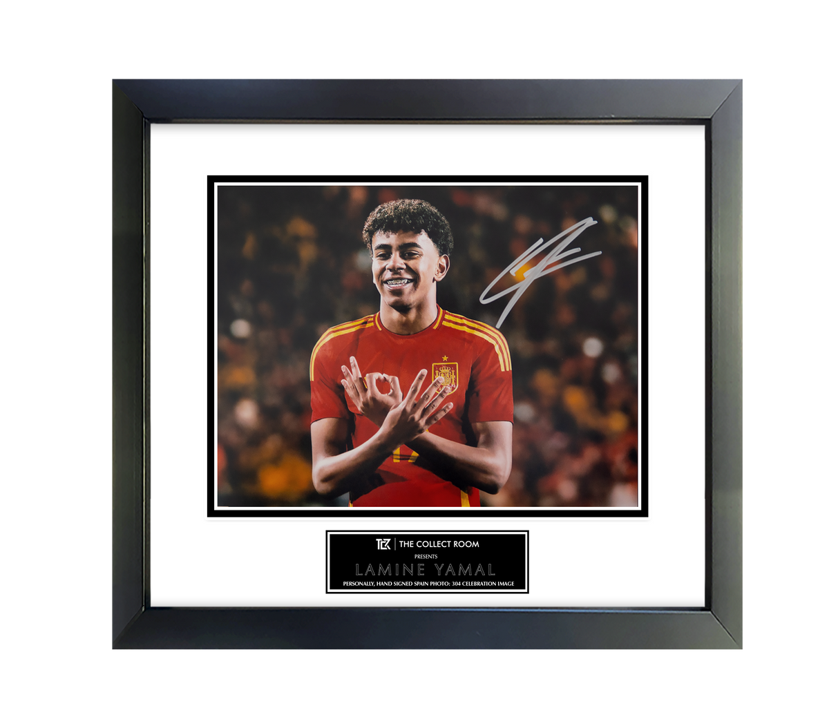 Lamine Yamal Signed Spain Photo: 304 Celebration