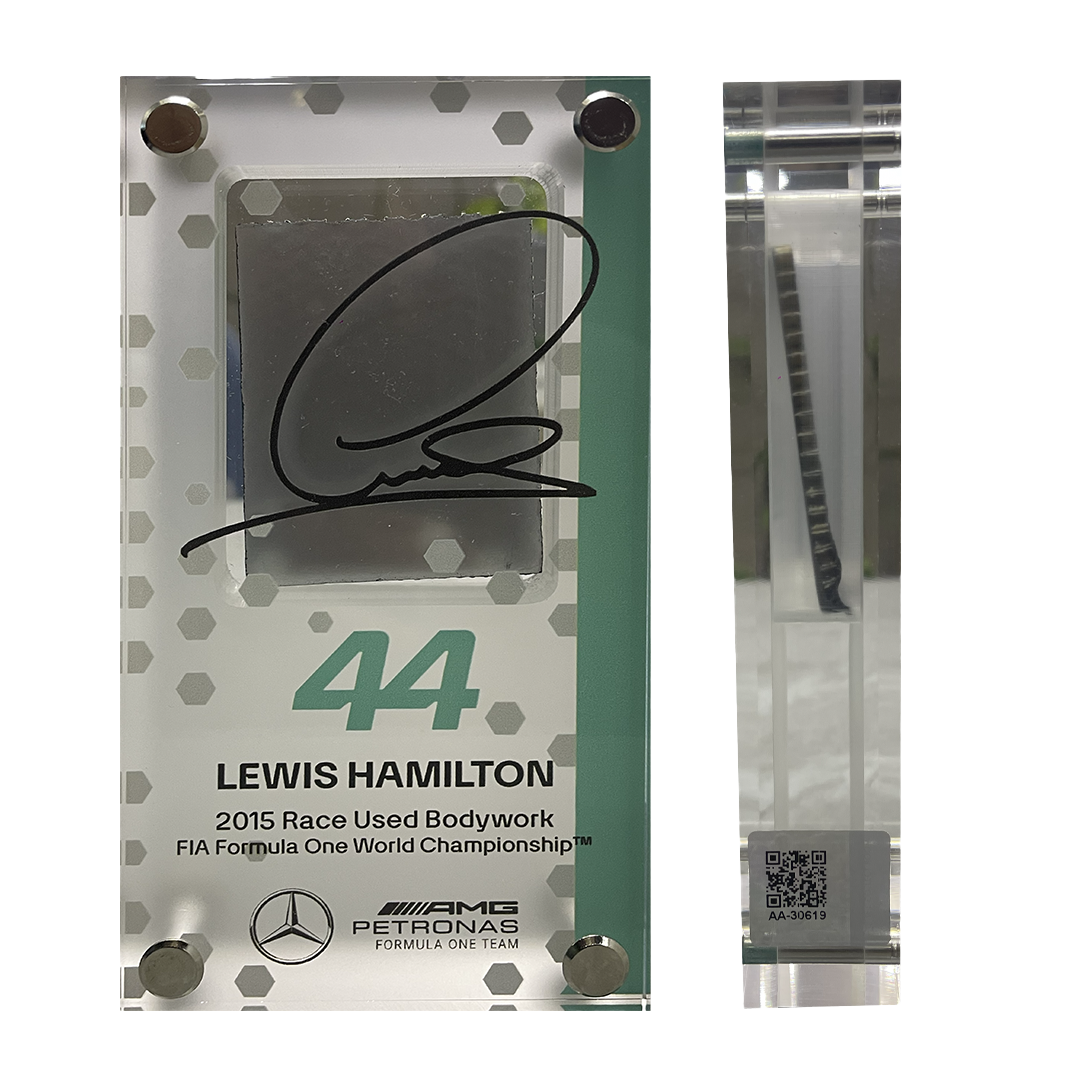 Lewis Hamilton Signed 2015 Race-Used Bodywork