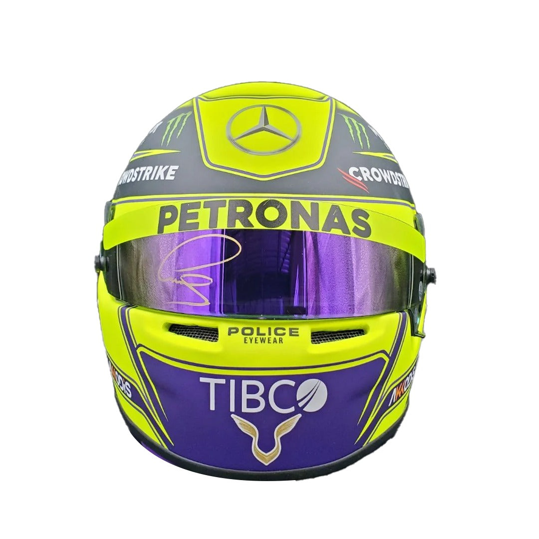 Lewis Hamilton Signed Race Worn Helmet