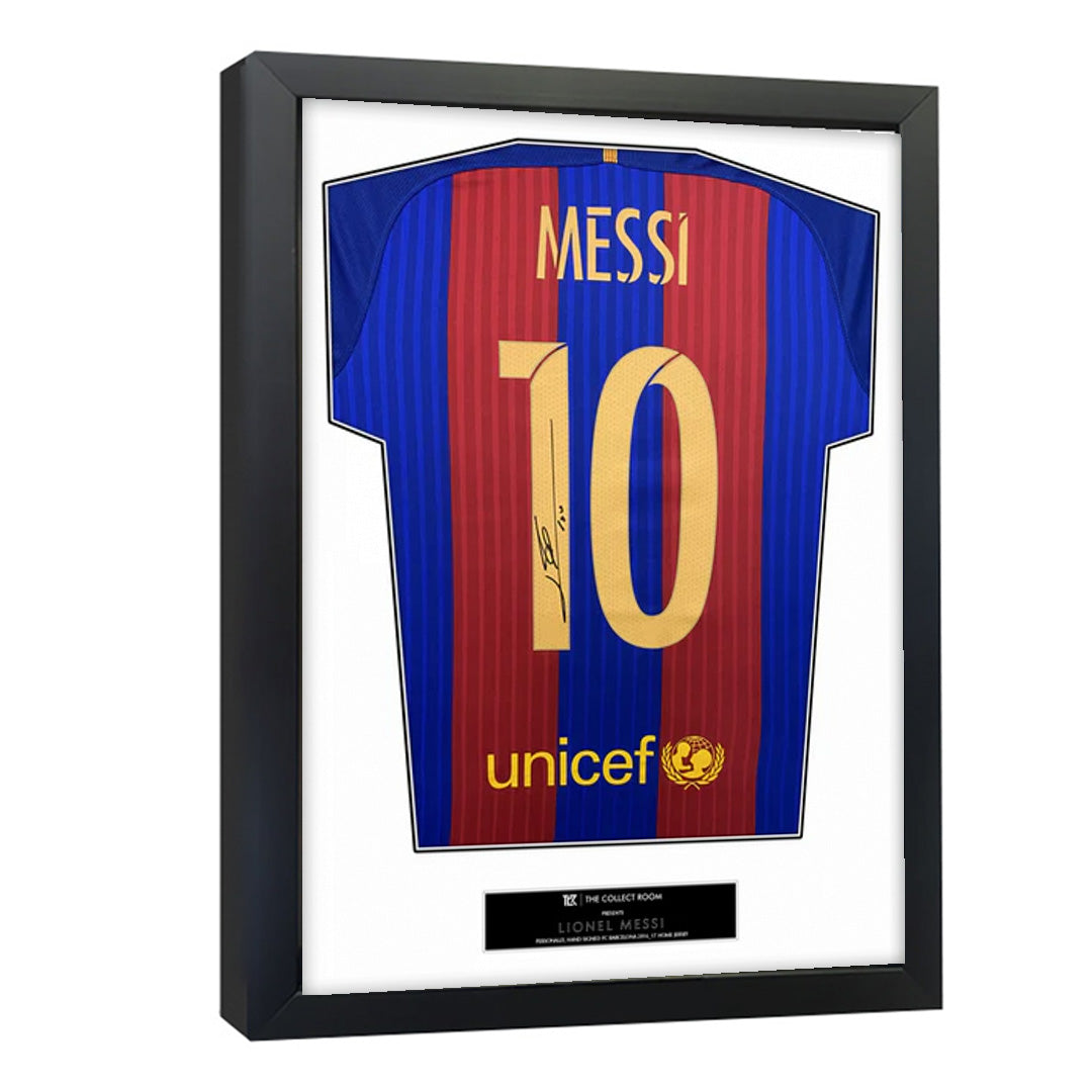 Lionel Messi Authentic Signed Shirt – Barcelona 2016-17 Collectible 3D
