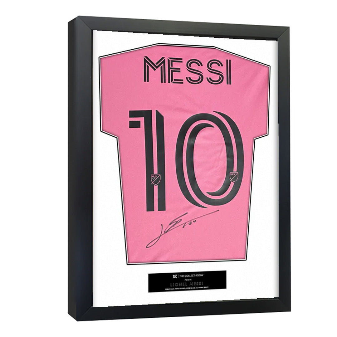 Lionel Messi Signed Inter Miami CF jersey 3D