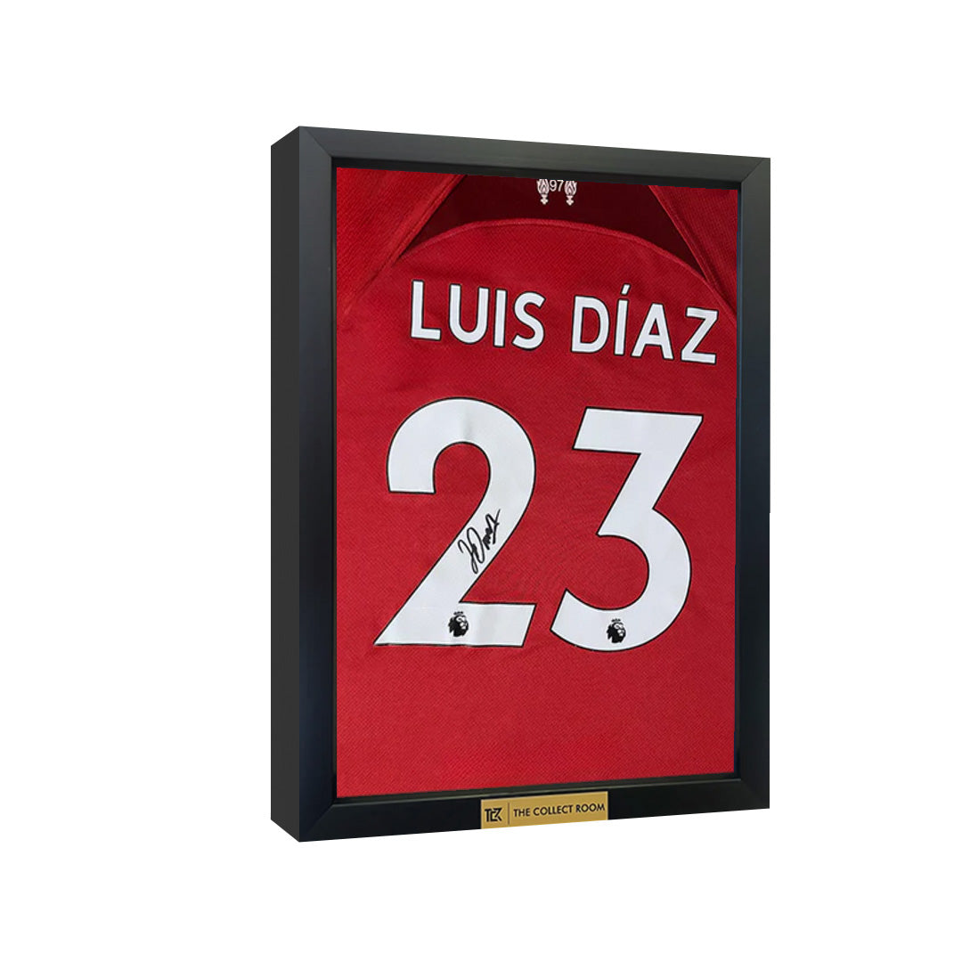 Luis Diaz Signed Liverpool FC jersey 3D