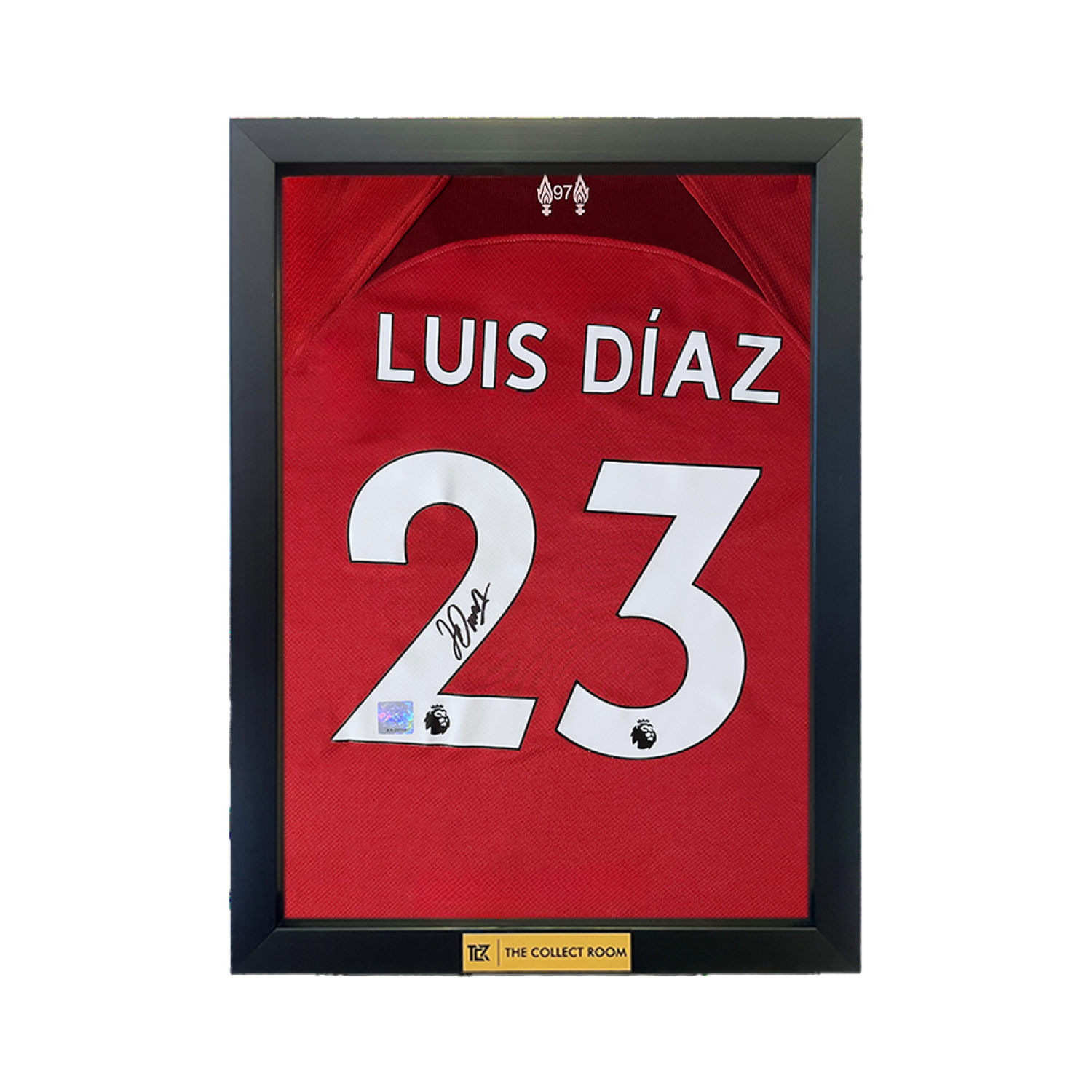 Luis Diaz Signed Liverpool FC jersey
