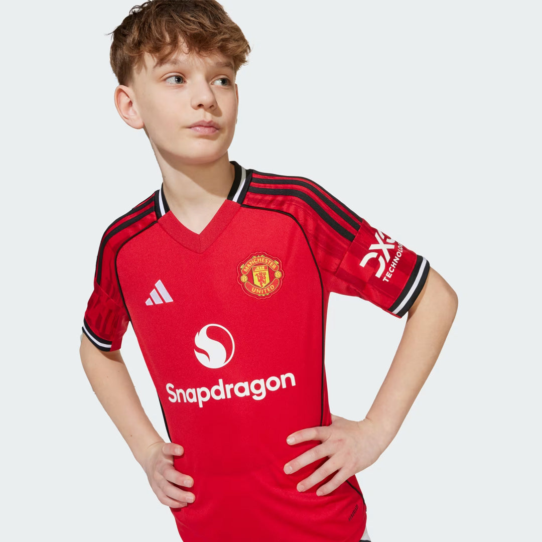 Manchester United Kids 25/26 Home Jersey 3