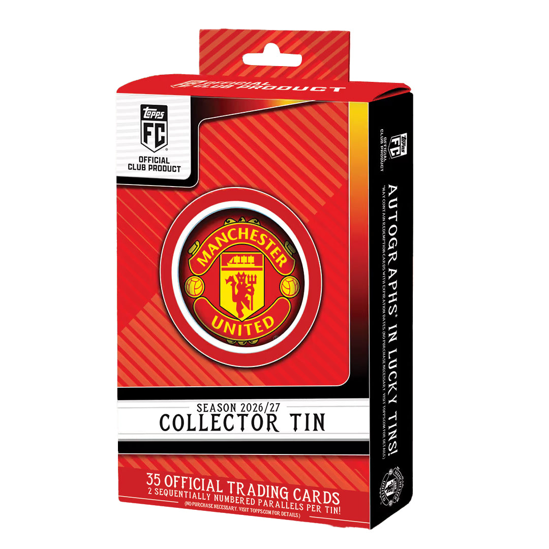 2026-27 Topps Manchester United Collectors Tin Set