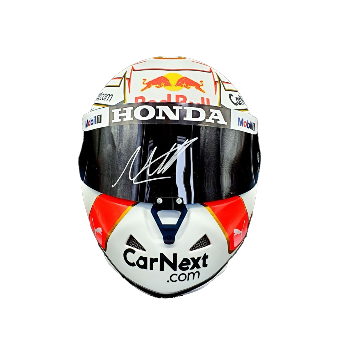 Max Verstappen signed 1:1 Full Scale Signed Helmet Visor