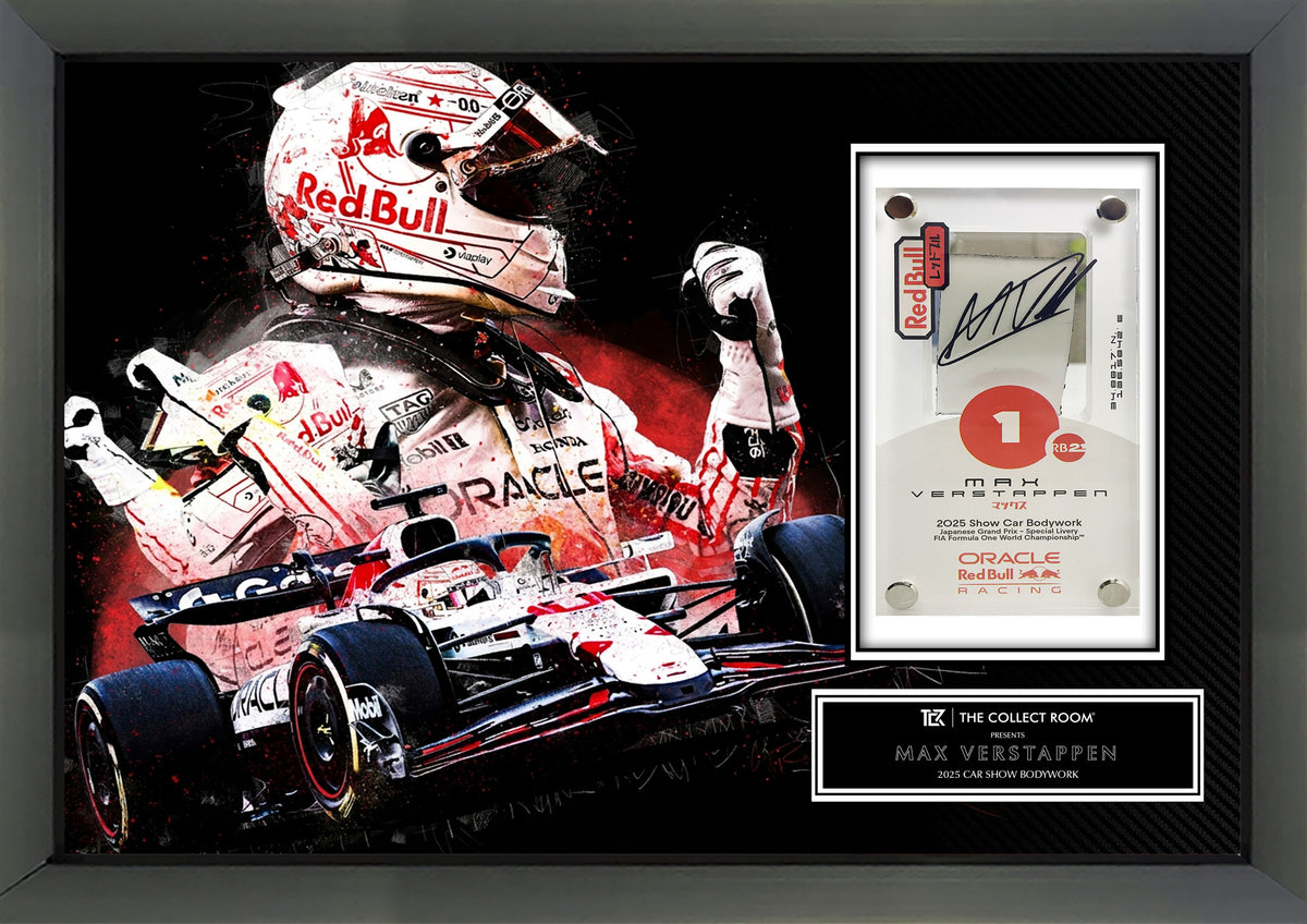 Max Verstappen signed 2025 Oracle Red Bull Racing replica bodywork