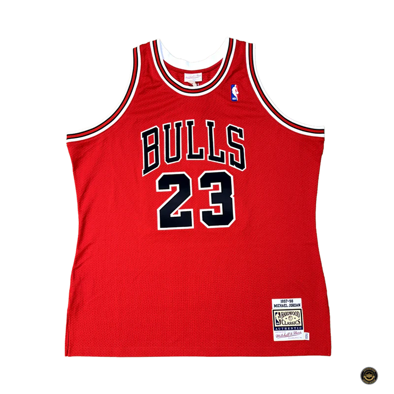 Michael Jordan Signed Chicago Bulls 1997-98 Away Jersey