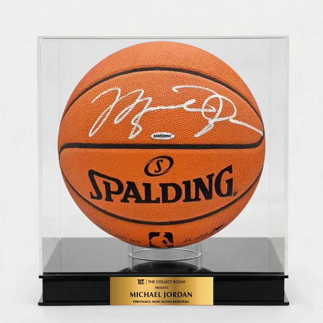 Michael Jordan signed basketball
