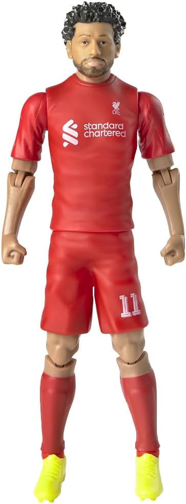 Mohamed Salah #11 Liverpool FC Action Figure – Official LFC Soccer Star Collectible