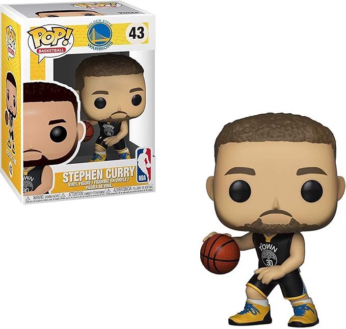 NBA Stephen Curry Warriors Funko Pop! Vinyl Figure #43