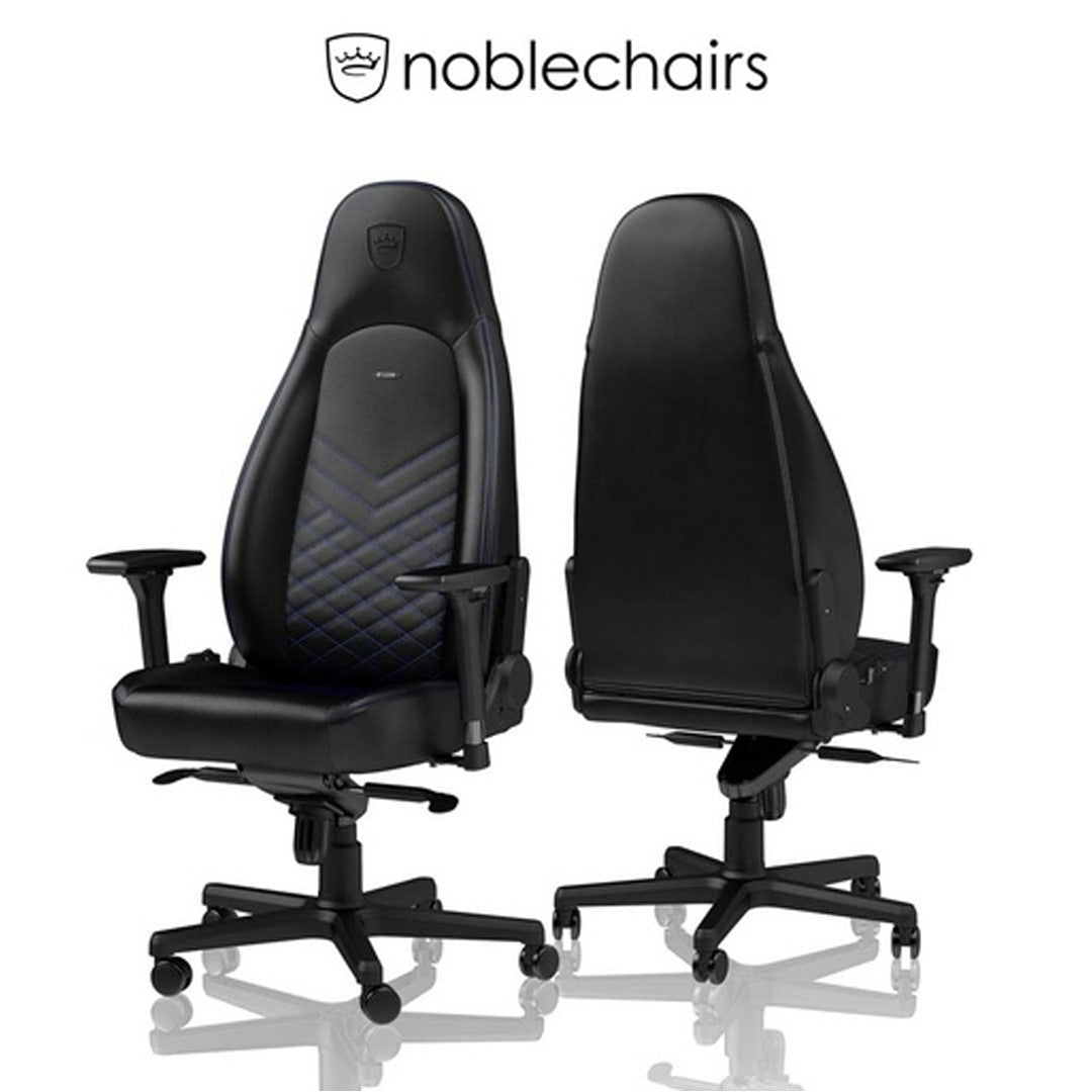 Noblechairs ICON Gaming Chair - Black/Blue