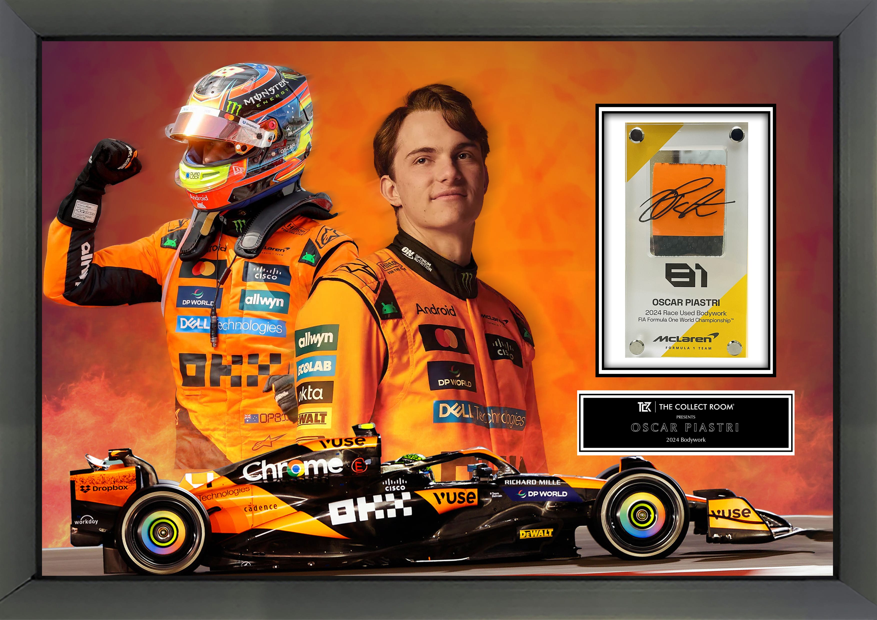 Oscar Piastri Race used Body Work