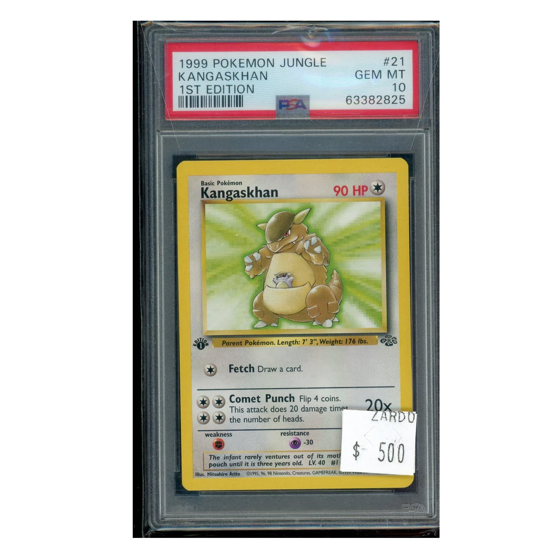 PSA 10 Kangaskhan 1st Edition – 1999 Pokémon Jungle #21