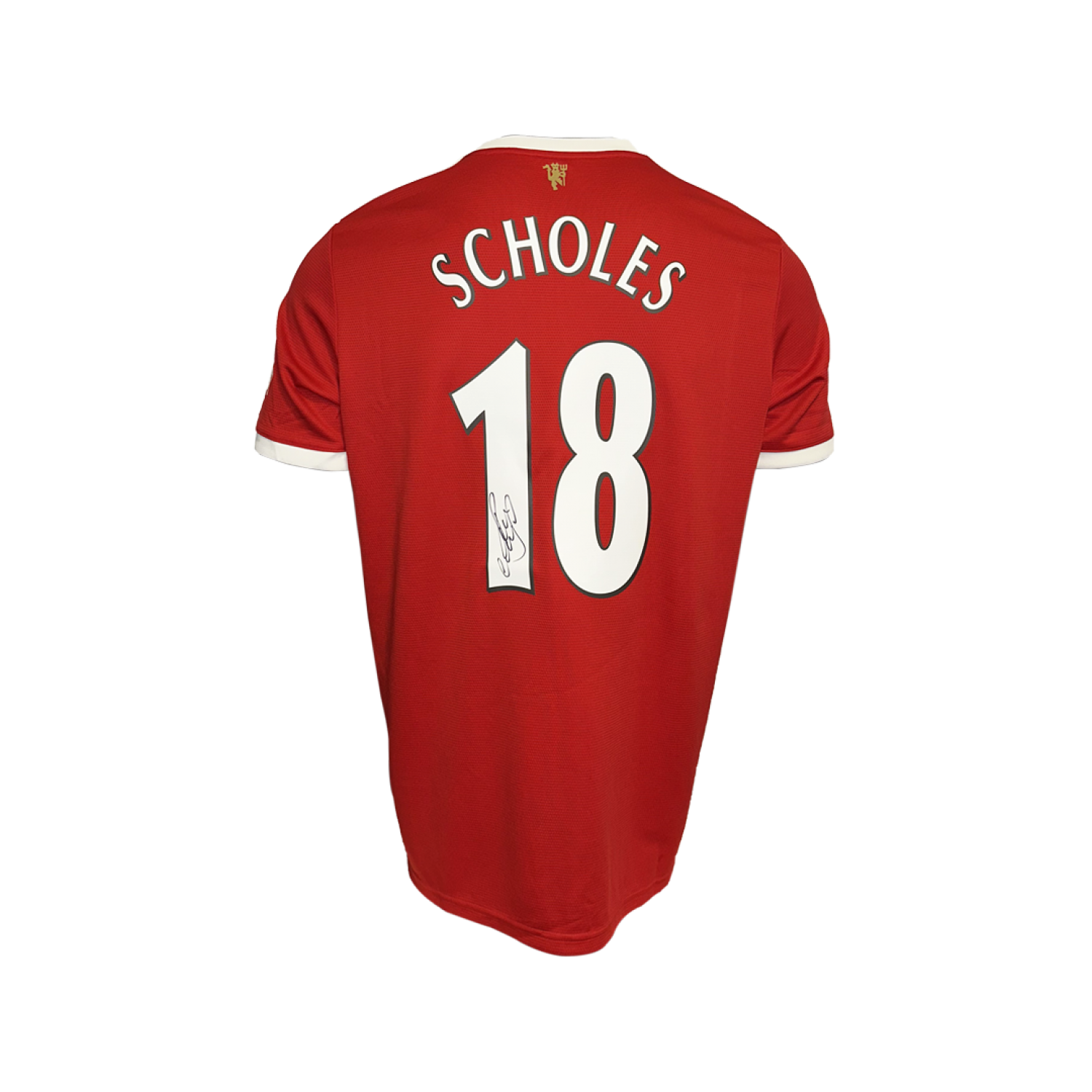 Paul Scholes Signed Manchester United Jersey