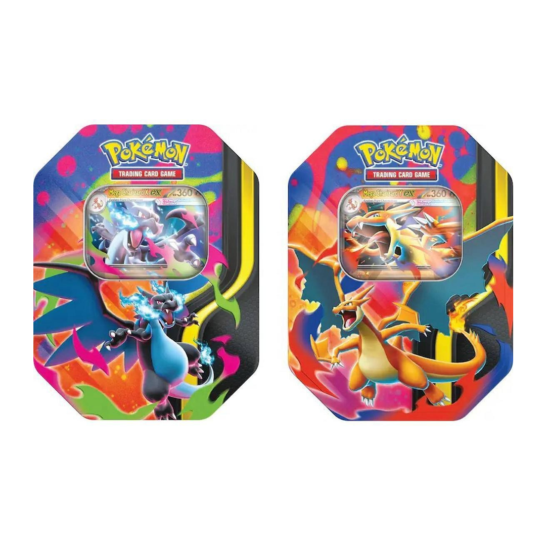 Pokemon Mega Charizard Tin - Assorted