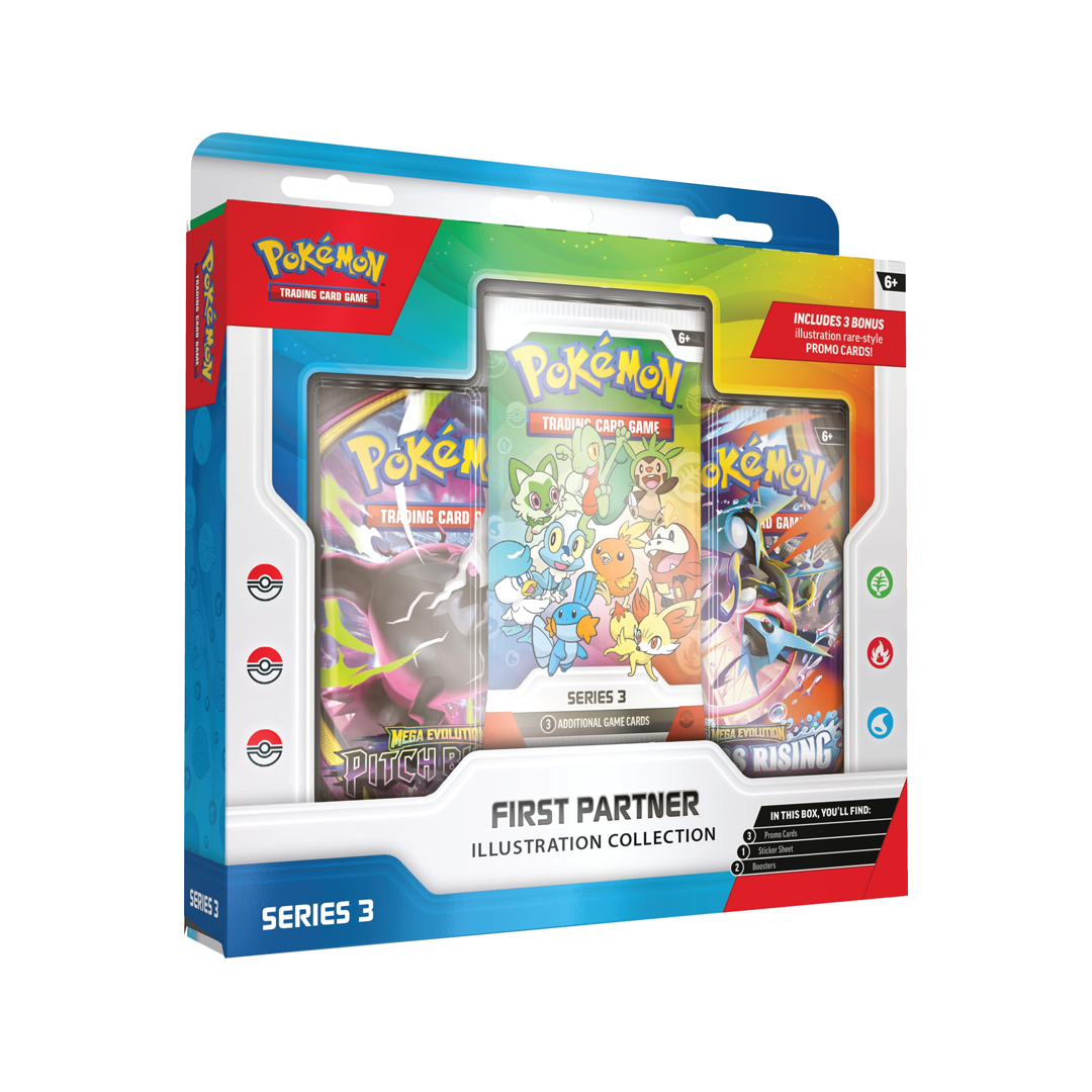 Pokemon Series 3 First Partner Illustration Collection