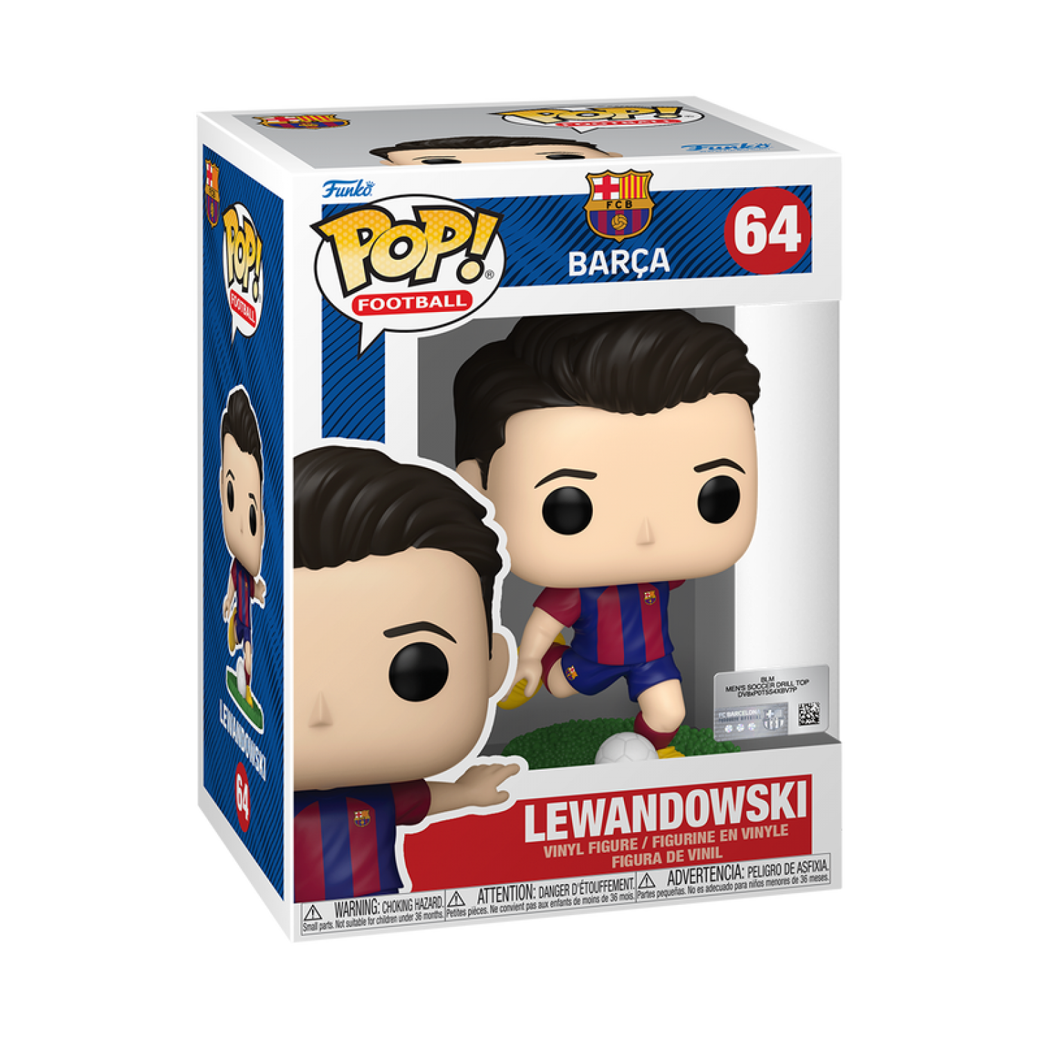 Pop Football Barcelona - Lewandowski