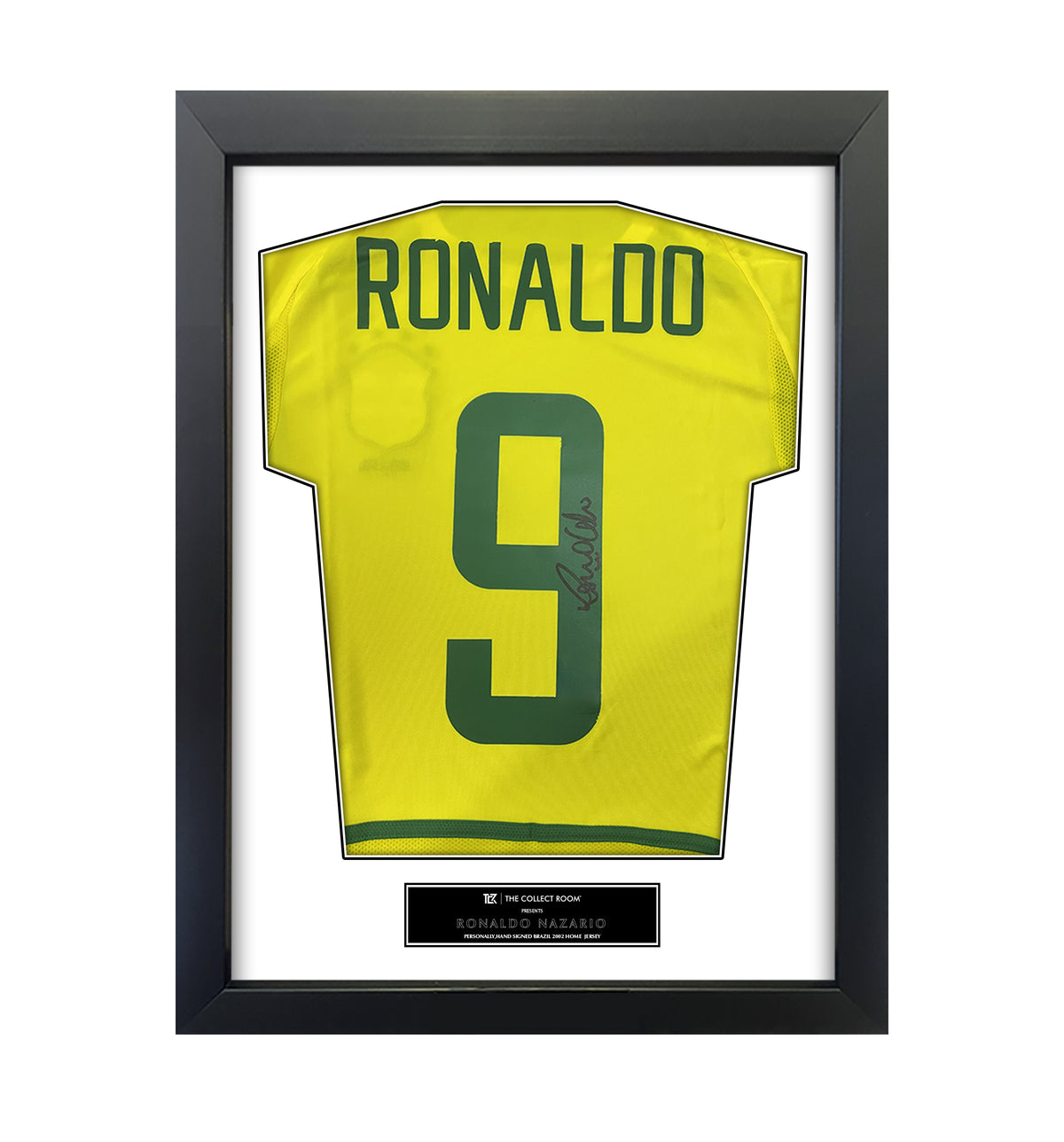 Ronaldo Nazario Signed Brazil Jersey