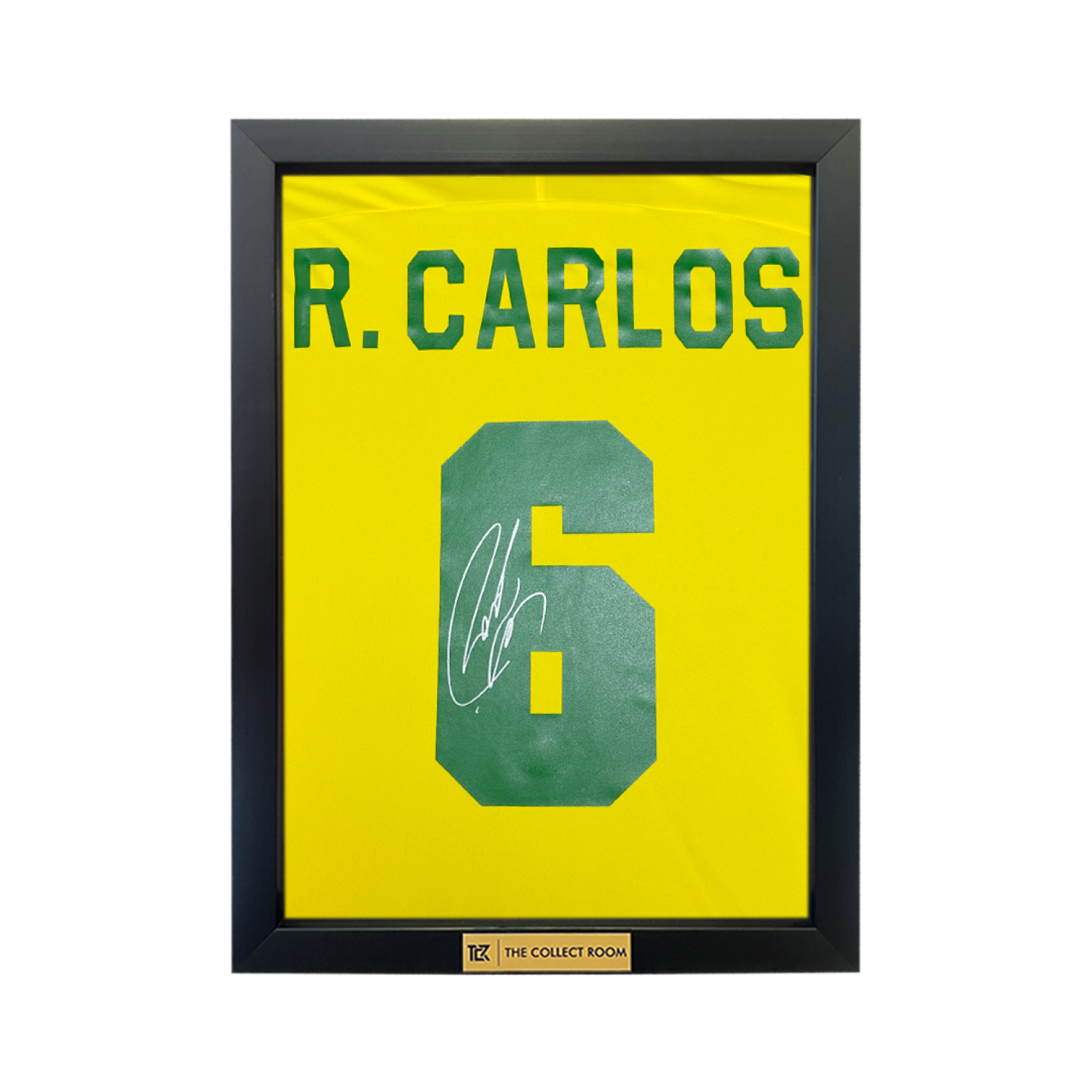 Roberto Carlos Signed Brazil Jersey