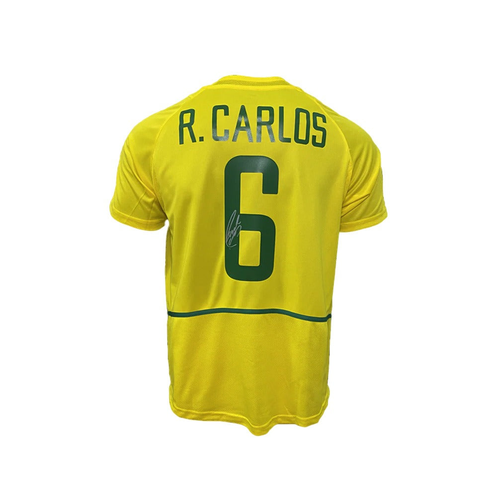 Roberto Carlos Signed Brazil Jersey