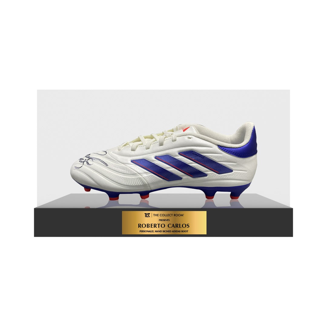 Roberto Carlos Signed Football Boot