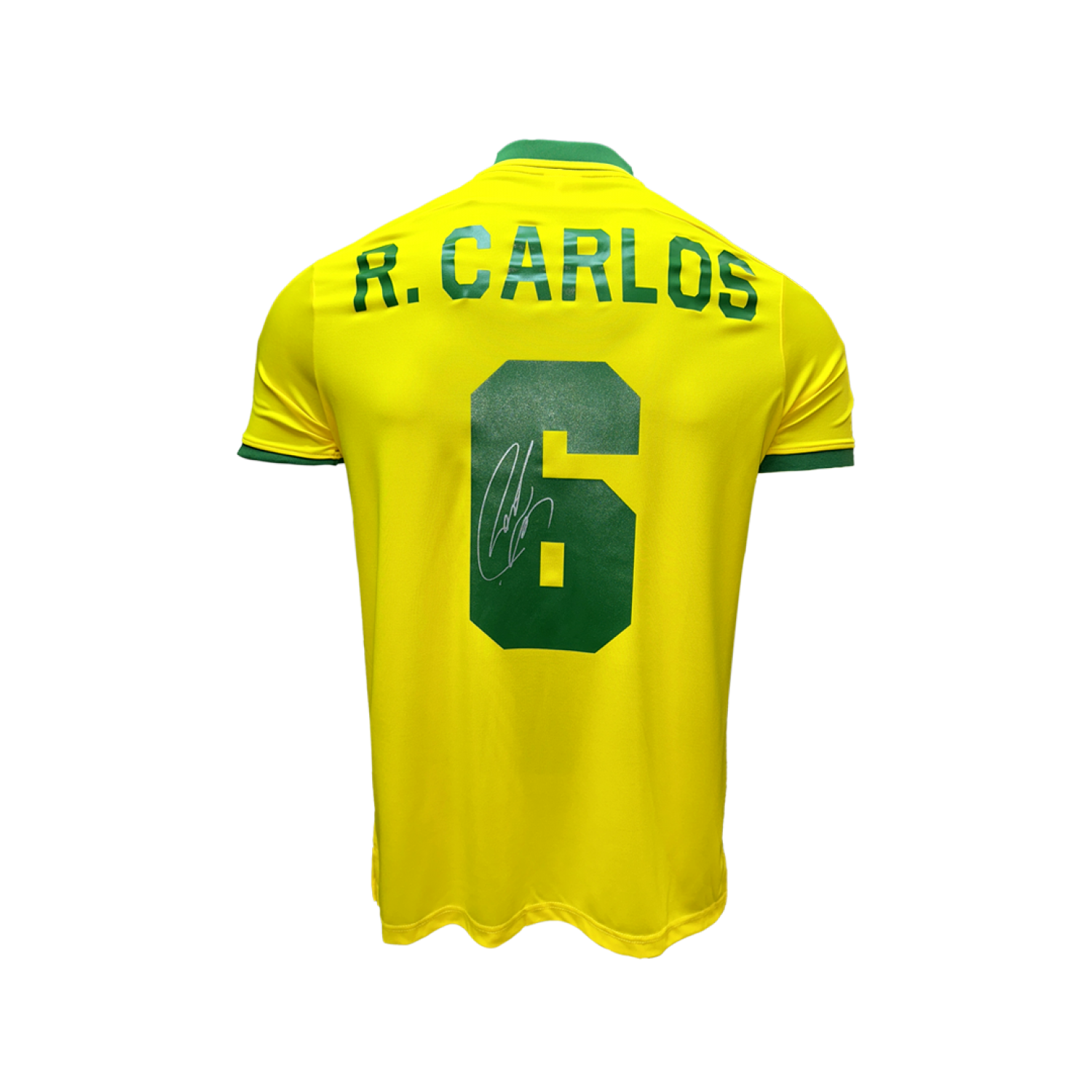 Roberto Carlos Signed Brazil Jersey