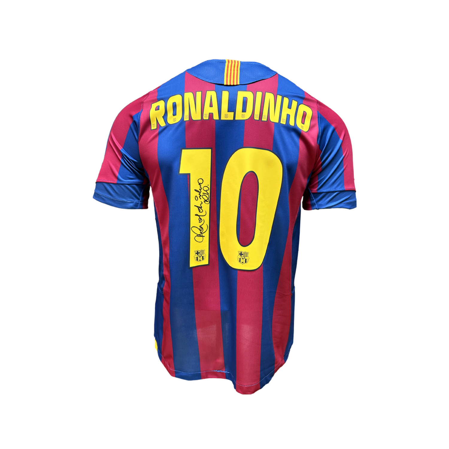 Ronaldinho Signed Barcelona Jersey