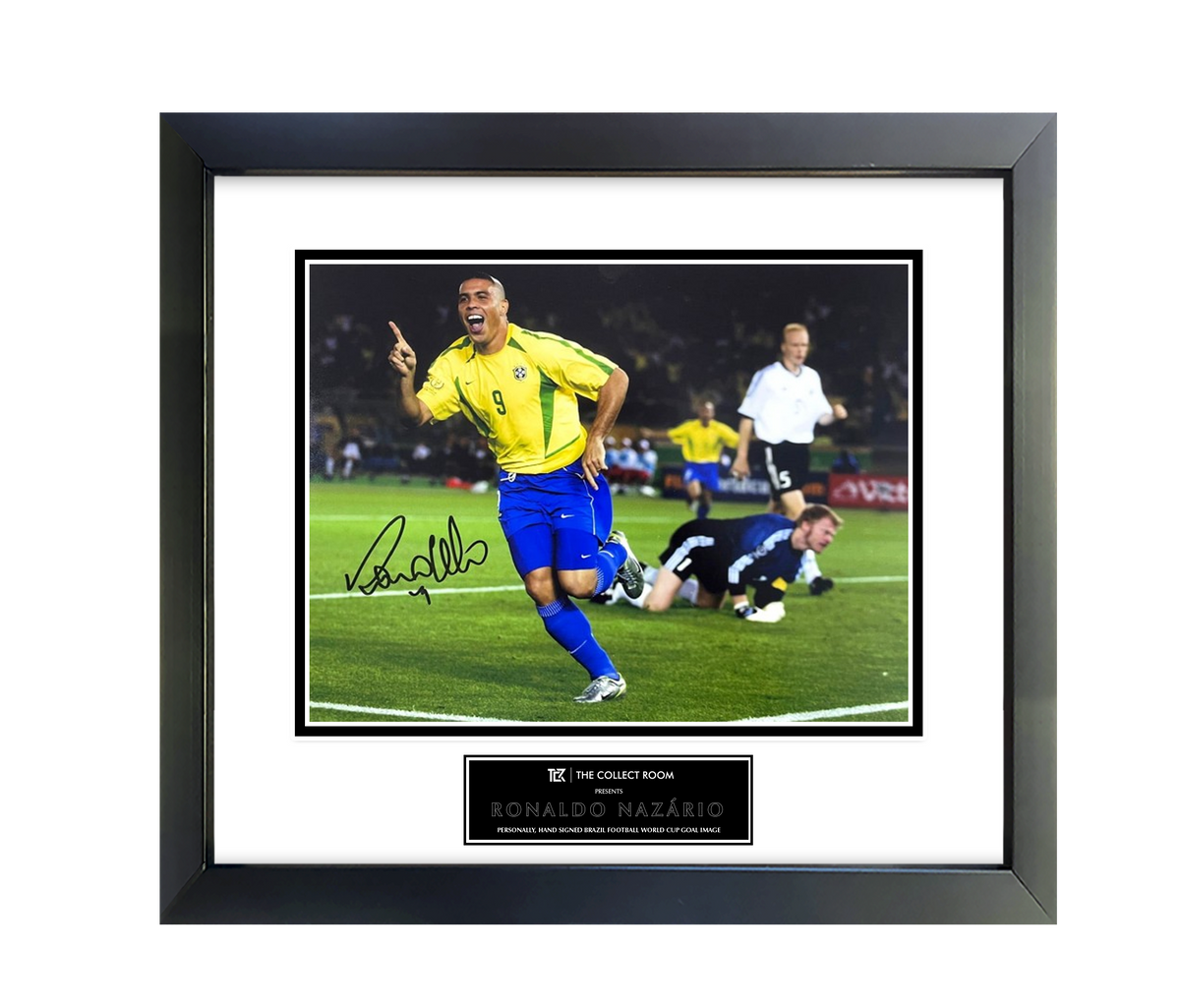 Ronaldo de Lima Signed Brazil Photo – World Cup Goal