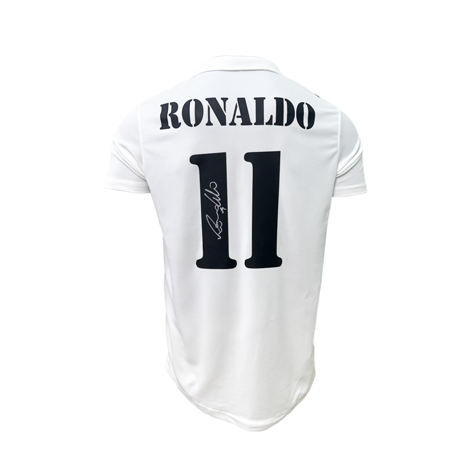 Ronaldo Back Signed Modern Real Madrid Home Jersey With Fan Style Numbers