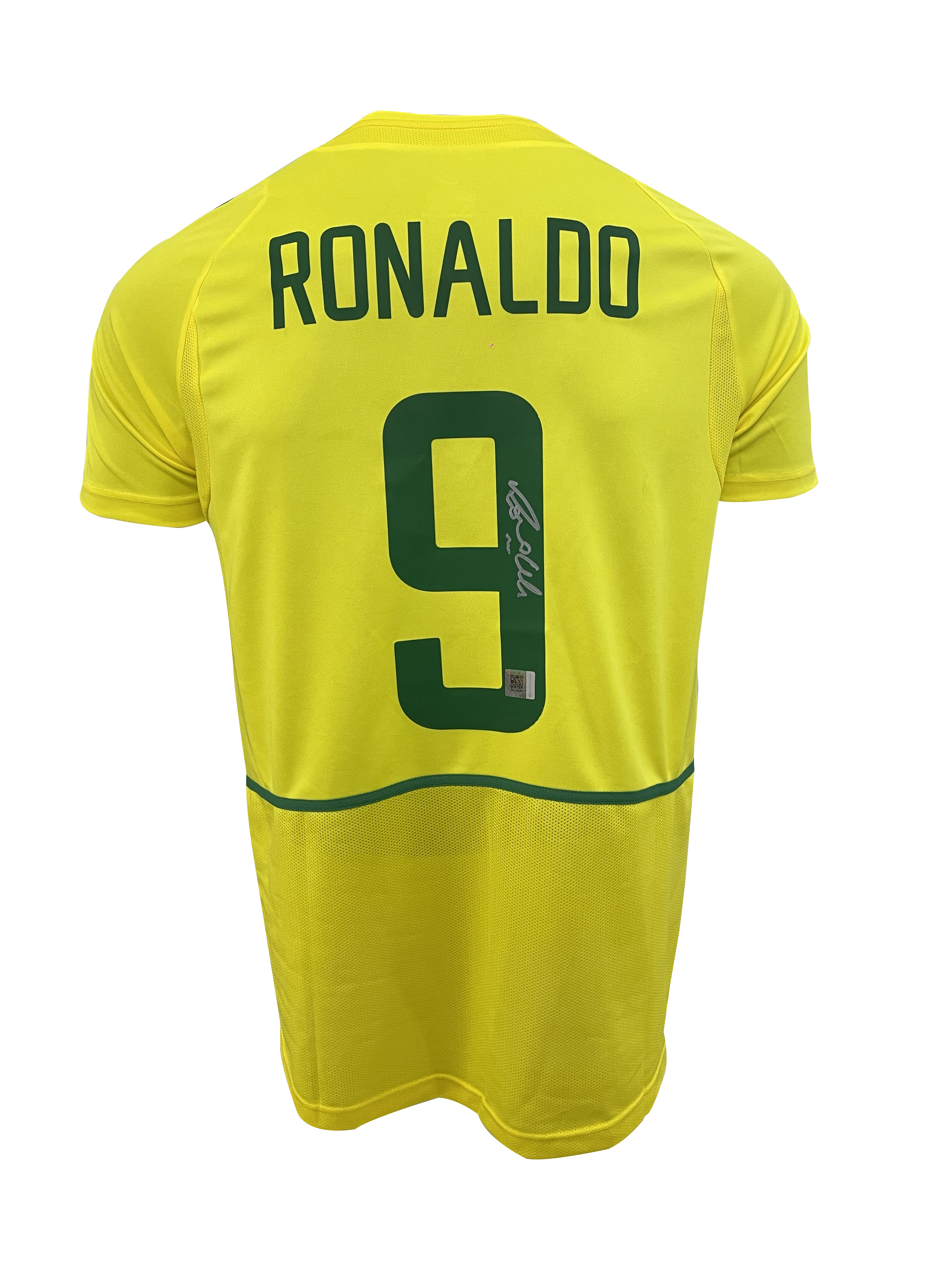 Ronaldo Nazario & Cafu Signed Brazil Jerseys in Dual Frame