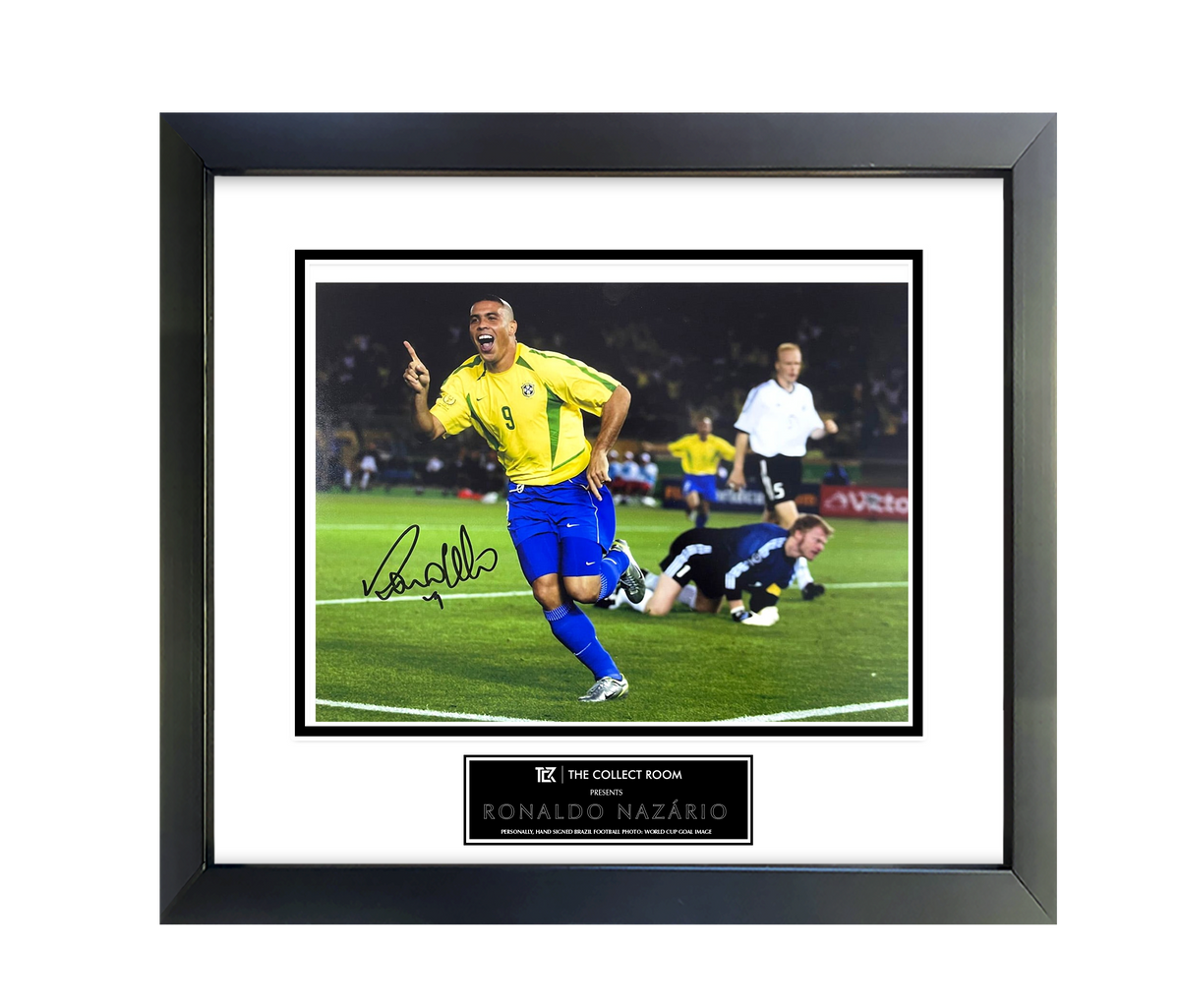 Ronaldo de Lima Signed Brazil Photo – World Cup Goal