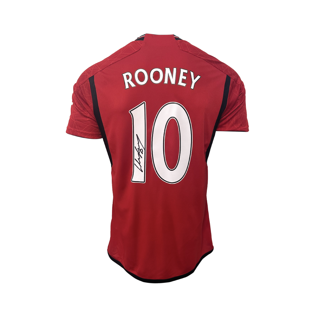 Rooney & Ronaldo Signed Jerseys in Dual Frame