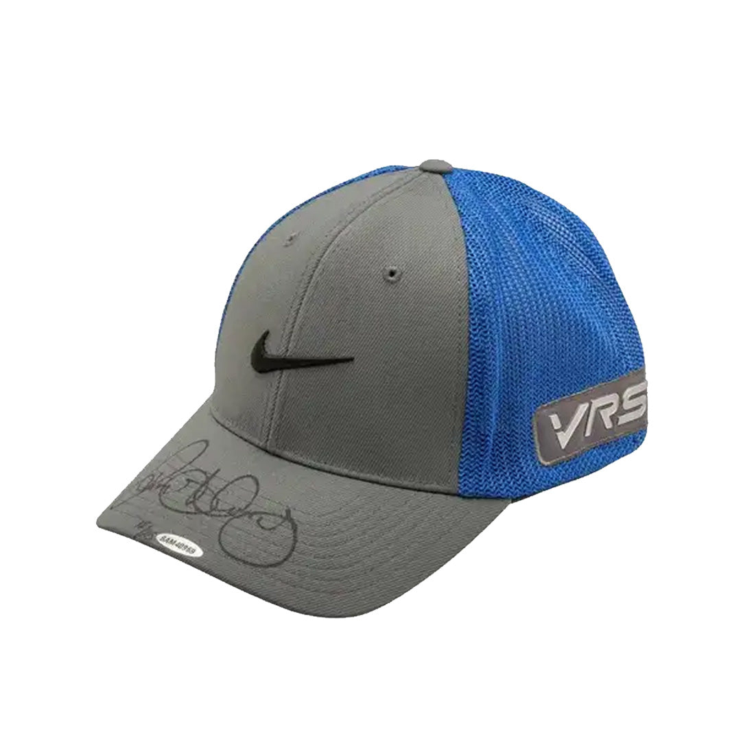 Rory McIlroy Autographed Grey and Cobalt Blue Nike Hat