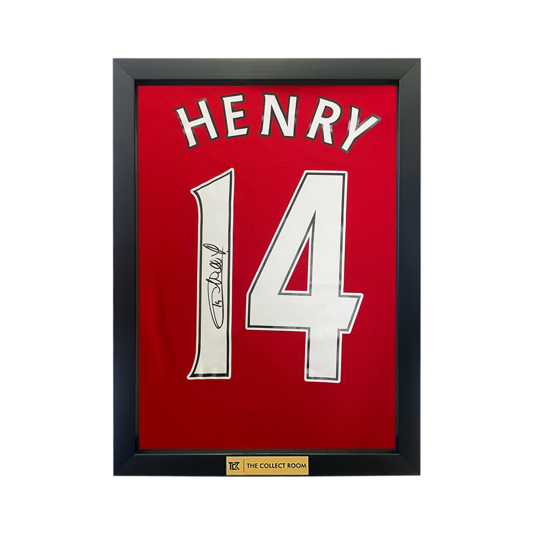 Thierry Henry signed Arsenal 14 shirt