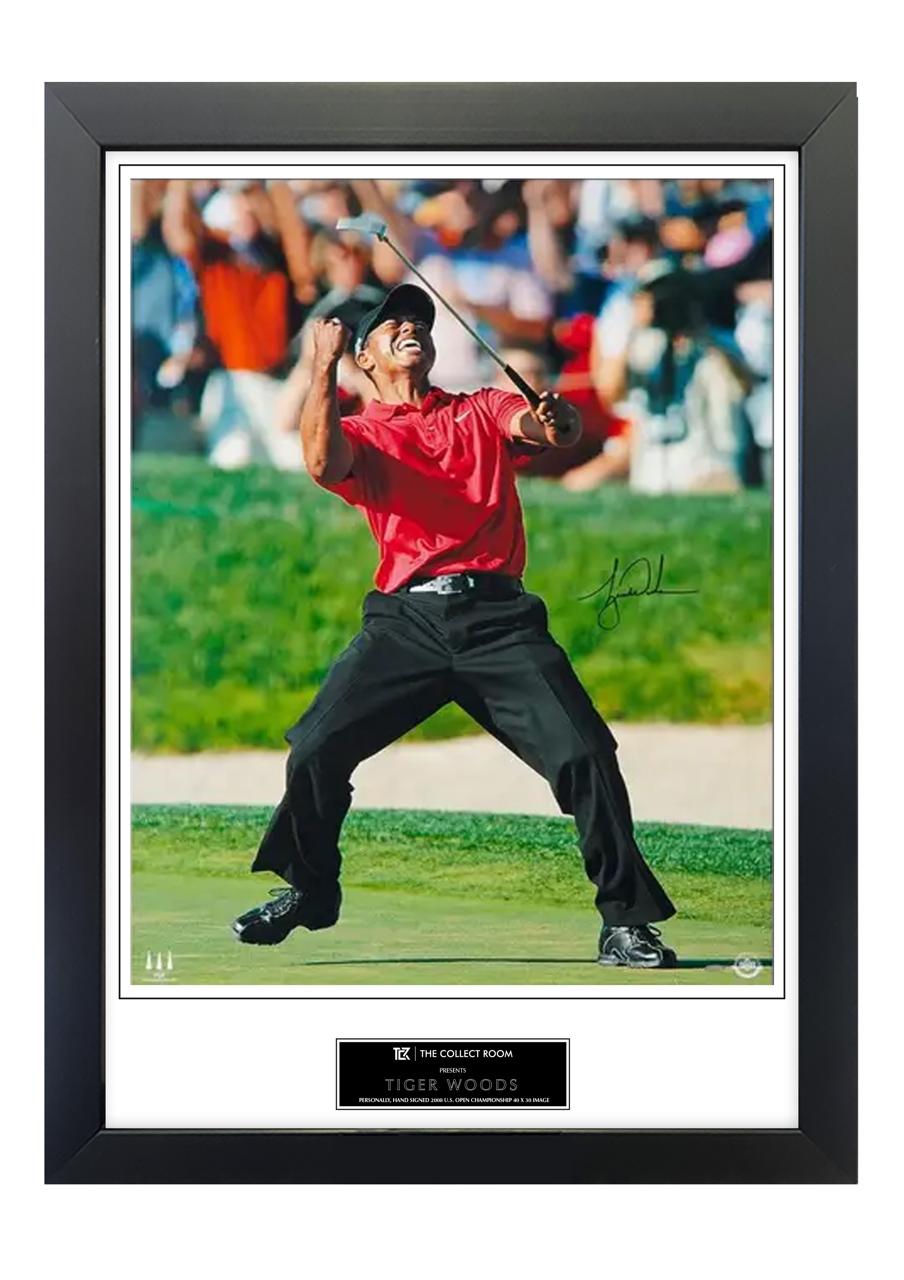 Tiger Woods Autographed U.S Open Championship Image
