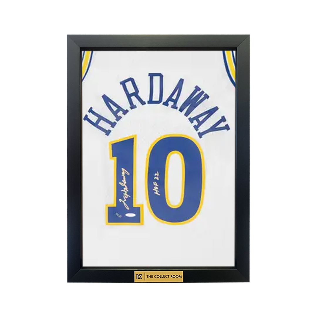 Tim Hardaway Sr. Autographed & Inscribed “HOF ‘22” Golden State Warriors Mitchell & Ness Jersey