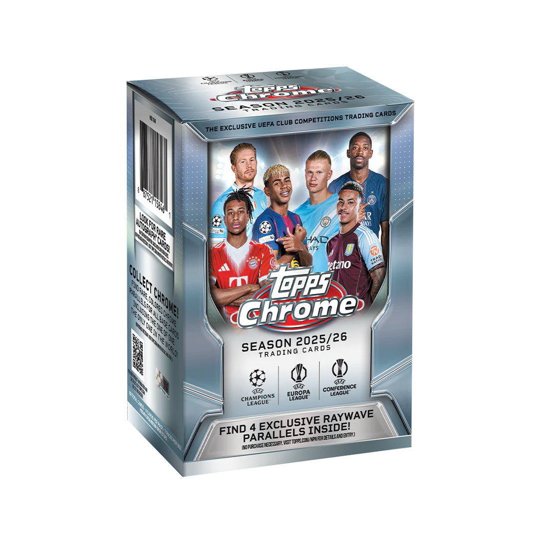 Topps Chrome® UEFA Club Competitions 2025-26 – Value Box