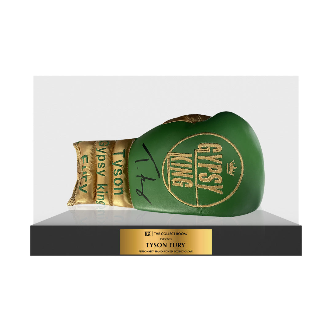 Tyson Fury signed boxing glove