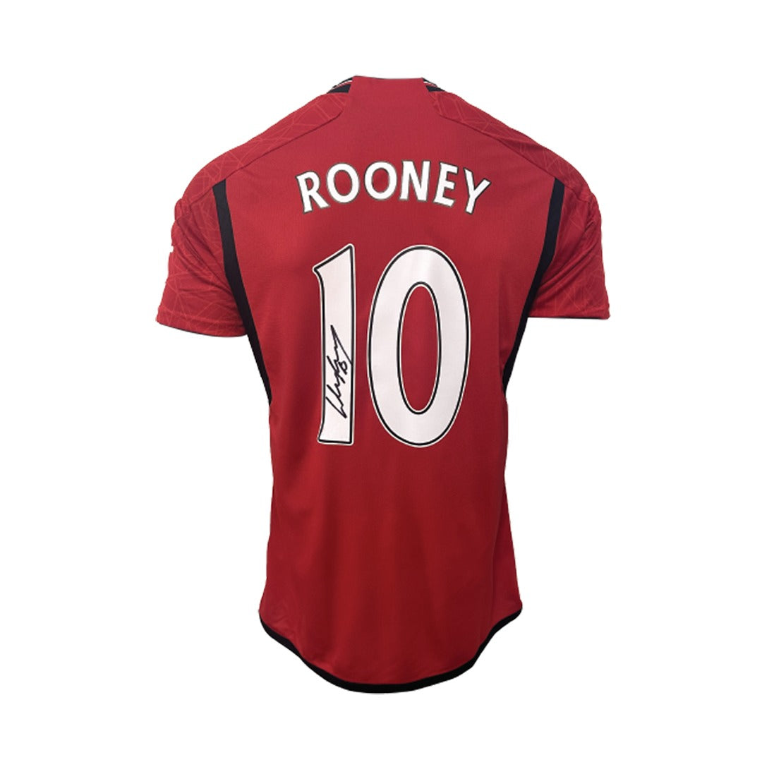 Wayne Rooney Back Signed Jersey