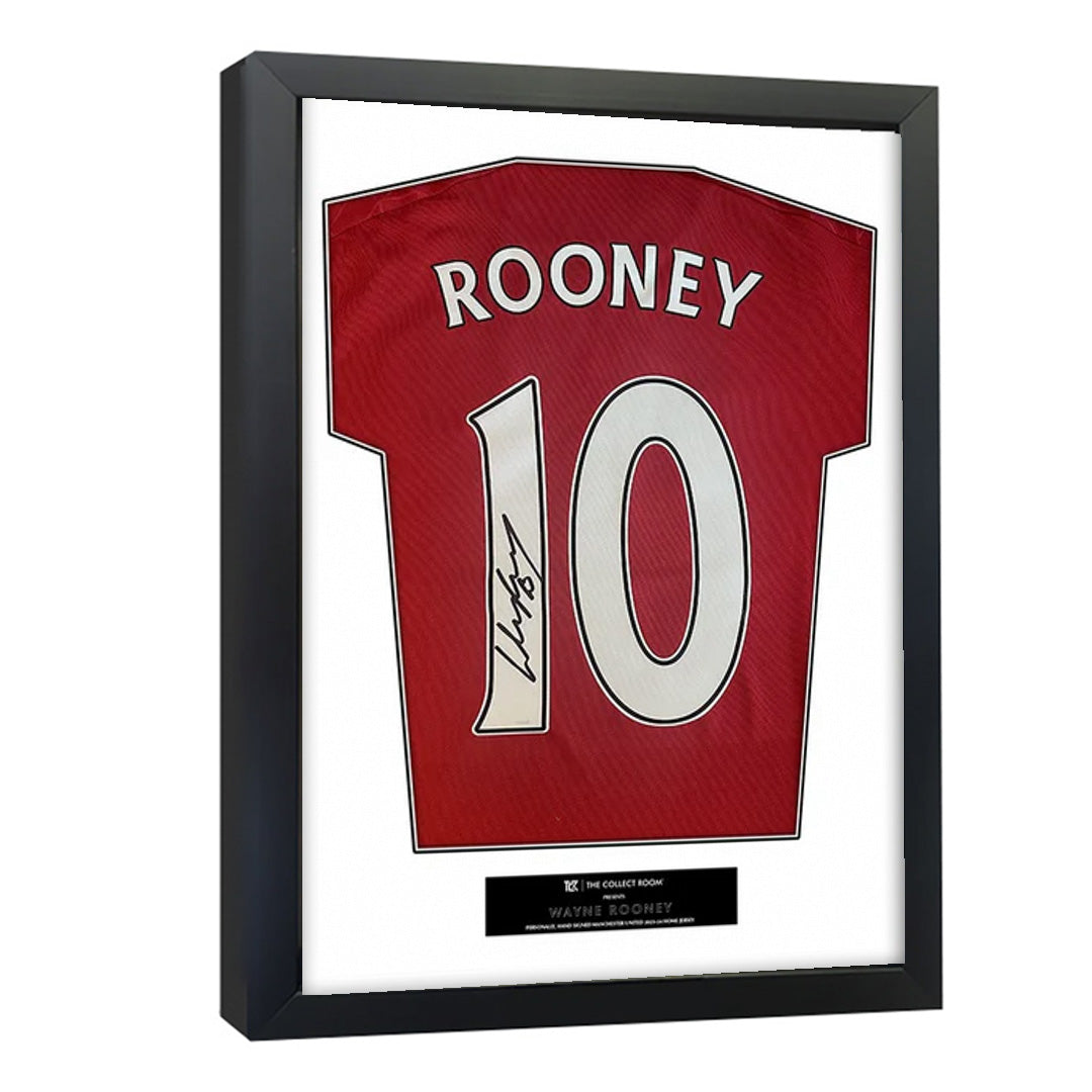 Wayne Rooney Back Signed Jersey 3D