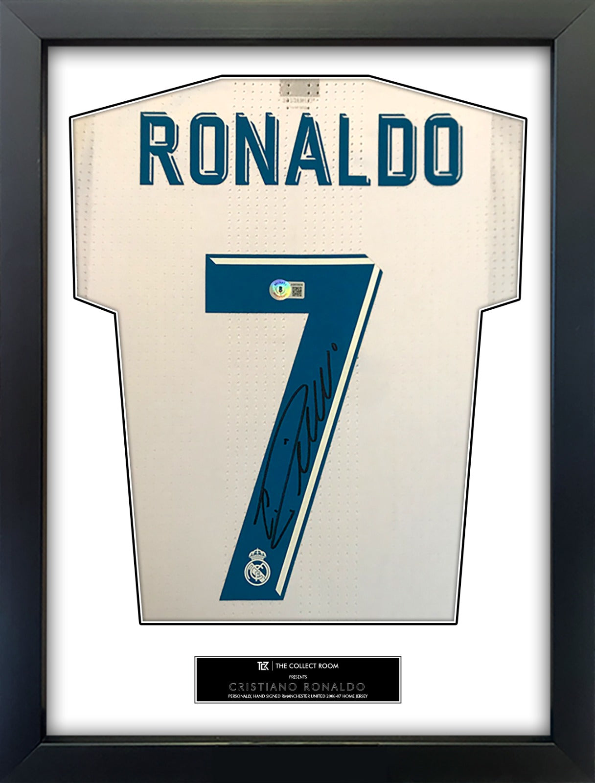 Cristiano Ronaldo Real Madrid - Personally Hand-Signed Jersey