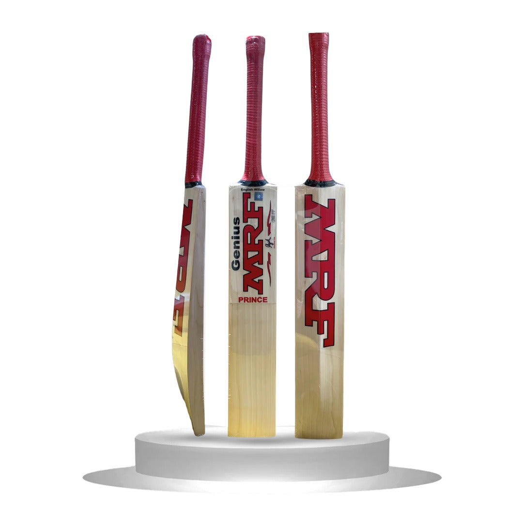 MRF Genius Prince English Willow Cricket Bat – Short Handle