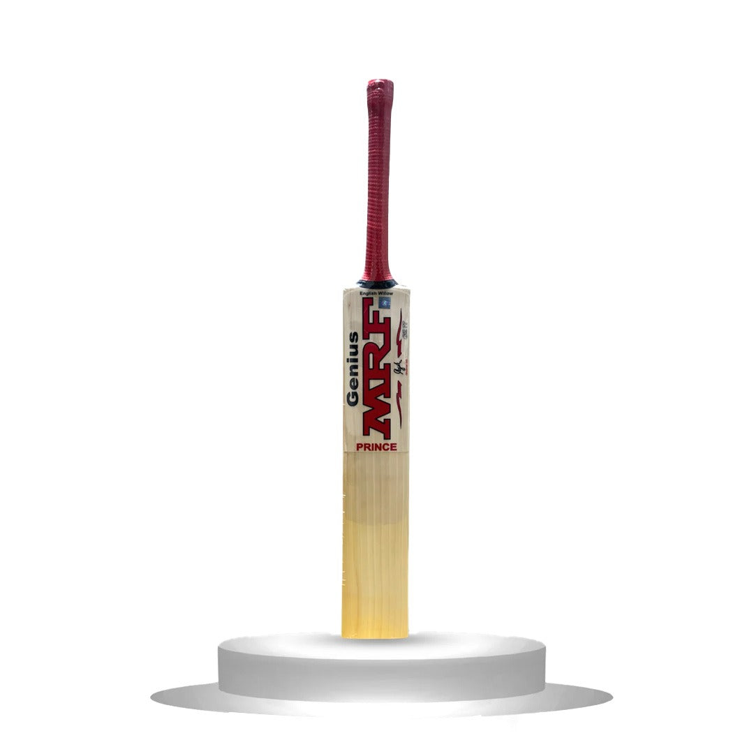 MRF Genius Prince English Willow Cricket Bat – Short Handle