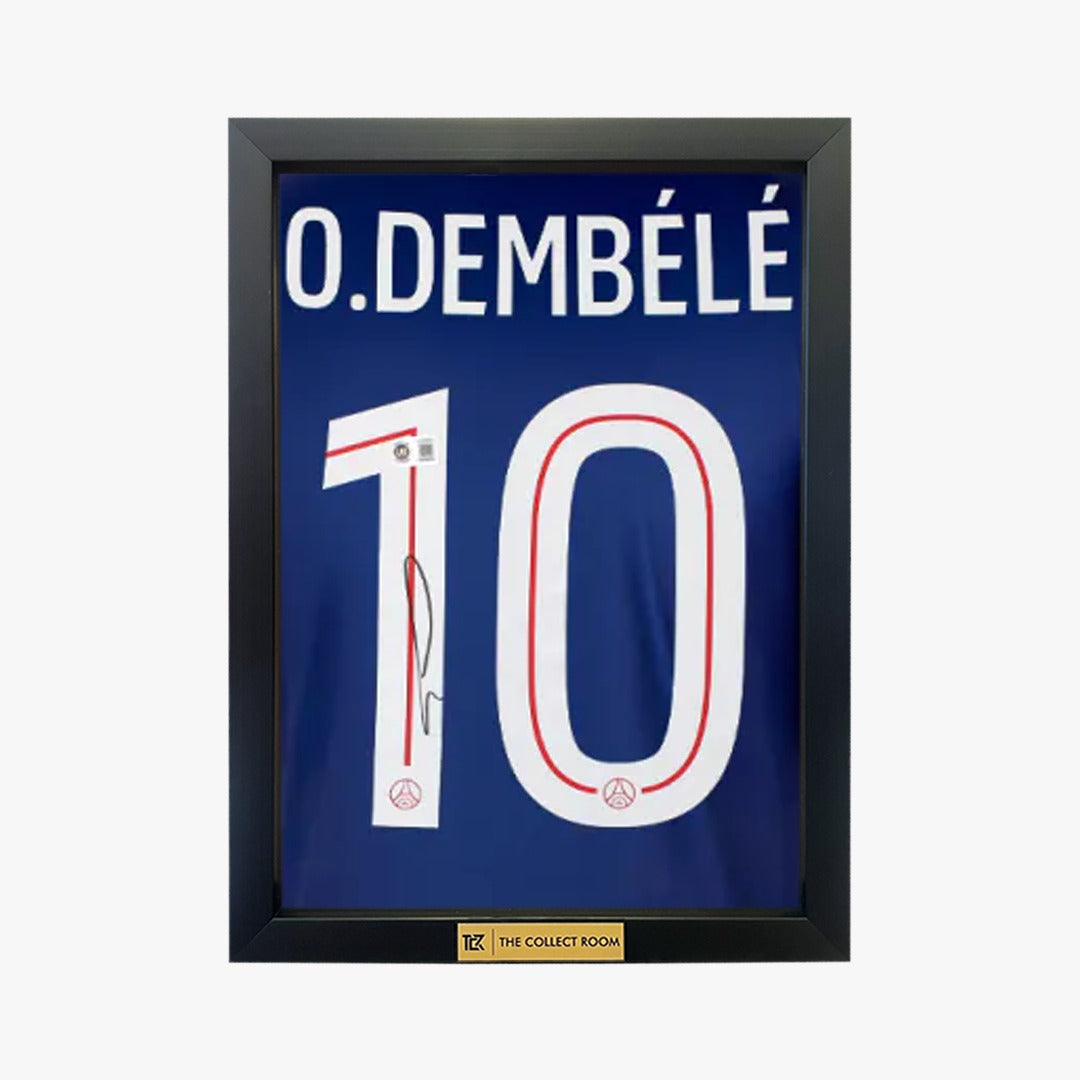 Ousmane Dembele Signed Paris Saint-Germain 2025-26 Home Jersey
