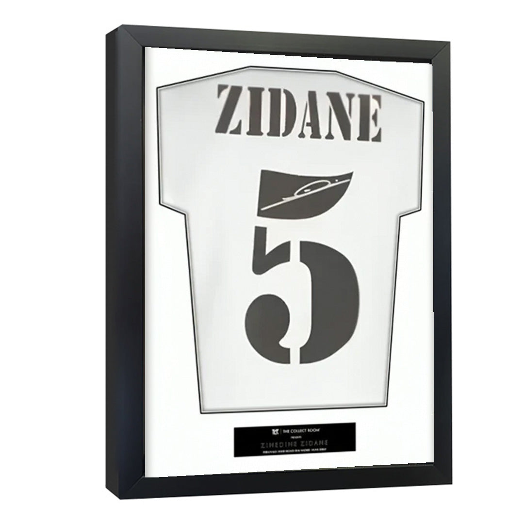 Zindeline Zidane Signed Real Madrid Icon Jersey 5 3D