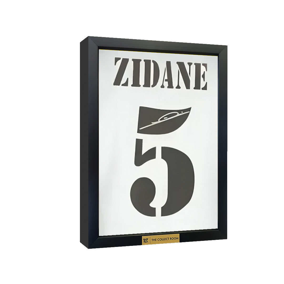 Zindeline Zidane Signed Real Madrid Icon Shirt 3D