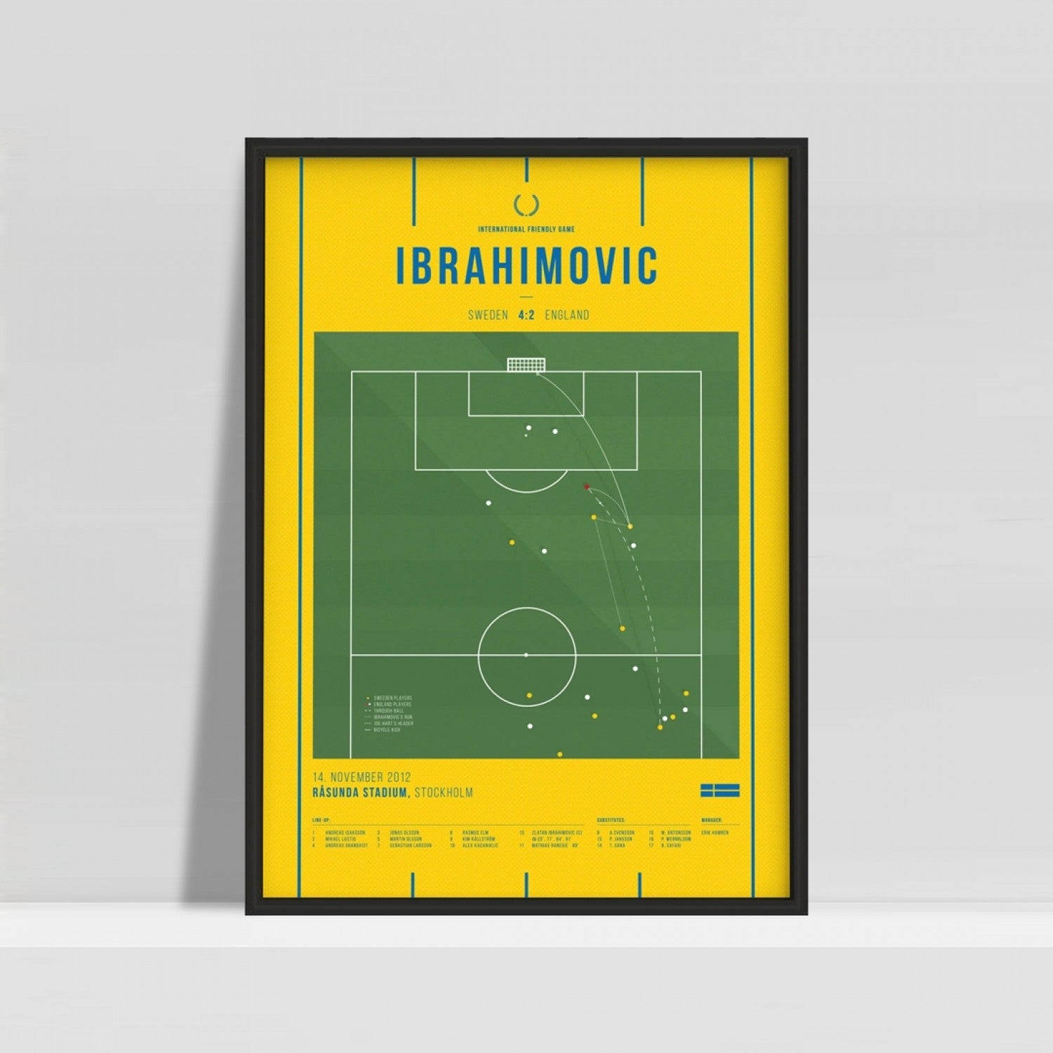 Zlatan Ibrahimovic Scores Amazing 30-yard Bicycle-kick